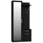 Gar Duo Έπιπλο Εισόδου με Παπουτσοθήκη Czerń 50x35x180εκ.