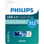 Philips Vivid Edition 512GB USB 3.0 Stick Μπλε