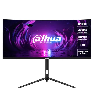Dahua LM30-E330CA Ultrawide VA Curved Gaming Monitor 30" FHD 2560x1080 200Hz με Χρόνο Απόκρισης 1ms GTG - Image 1