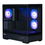 Zalman P30 Gaming Mini Tower Κουτί Υπολογιστή με Πλαϊνό Παράθυρο Μαύρο