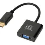 iBox Μετατροπέας DisplayPort male σε VGA female Γκρι 1τμχ (IADPVGA)