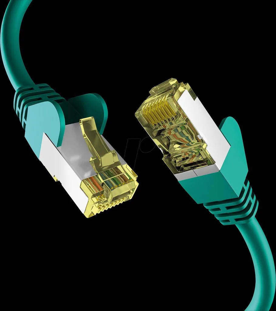 EFB S/FTP Cat.6a (Gigabit) Καλώδιο Δικτύου Ethernet 20m Πράσινο EC020200085 - Image 1