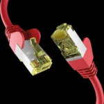 EFB S/FTP Cat.6a (Gigabit) Καλώδιο Δικτύου Ethernet 5m Κόκκινο EC020200053