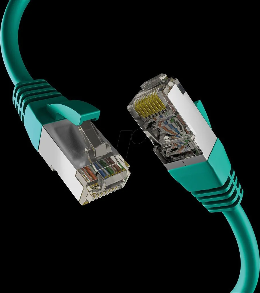 EFB S/FTP Cat.8.1 Καλώδιο Δικτύου Ethernet 0.5m Πράσινο EC020200267 - Image 1