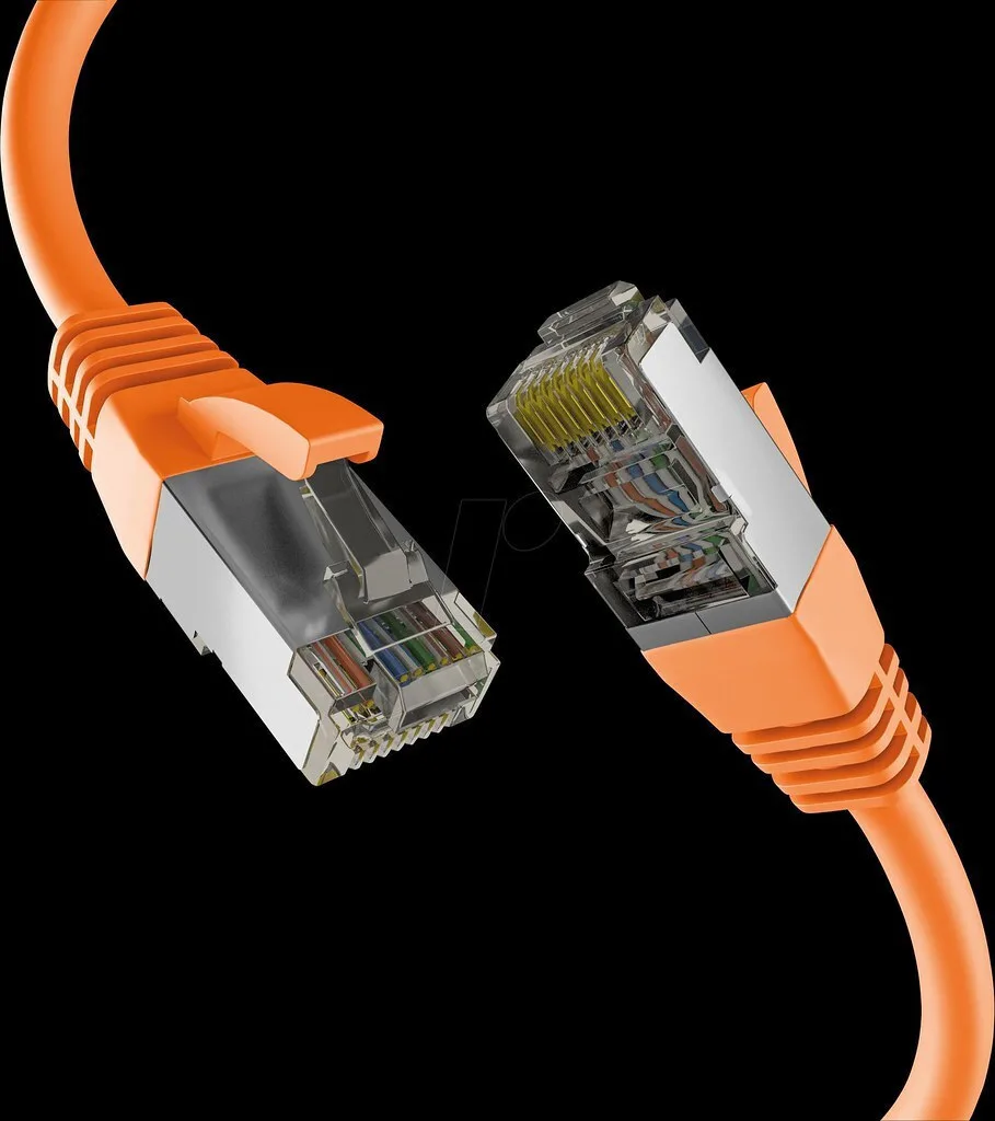 EFB S/FTP Cat.8.1 Καλώδιο Δικτύου Ethernet 10m Πορτοκαλί EC020200285 - Image 1