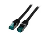 EFB S/FTP Cat.6a (Gigabit) Καλώδιο Δικτύου Ethernet 1.5m Μαύρο MK6001.1,5B