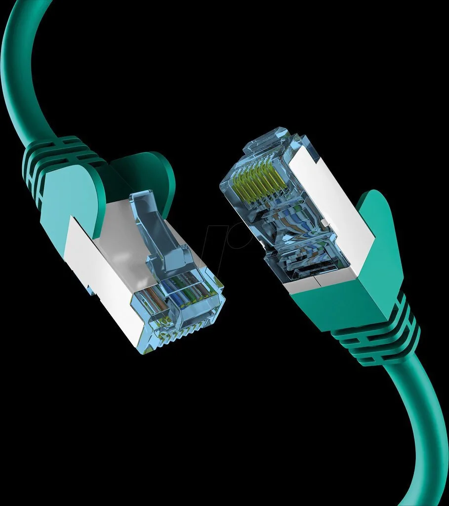 EFB U/UTP Cat.7 (10Gbps) Καλώδιο Δικτύου Ethernet 0.15m Πράσινο EC020200190 - Image 1