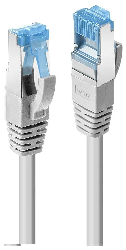 Lindy S/FTP Cat.6a (Gigabit) Καλώδιο Δικτύου Ethernet 1m Γκρι 47632 - Image 1