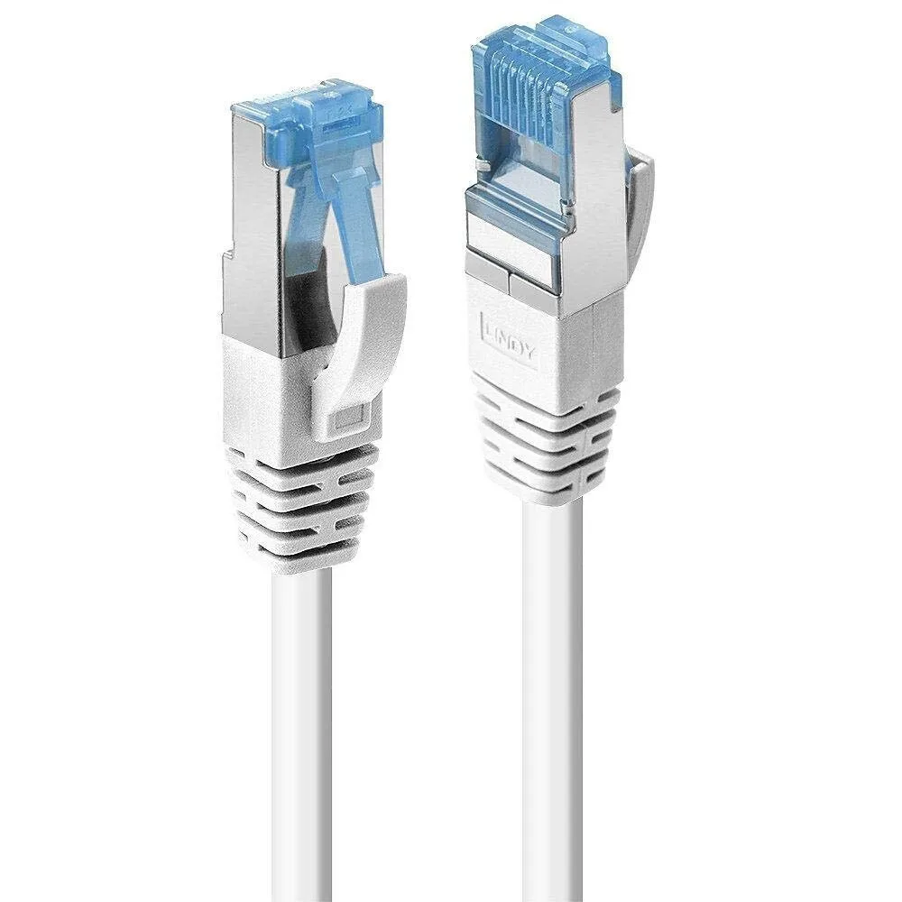 Lindy S/FTP Cat.6a (Gigabit) Καλώδιο Δικτύου Ethernet 0.3m Λευκό 47190 - Image 1