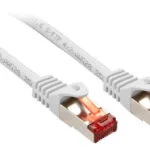 Lindy S/FTP Cat.6 (Gigabit) Καλώδιο Δικτύου Ethernet 5m Λευκό 47386