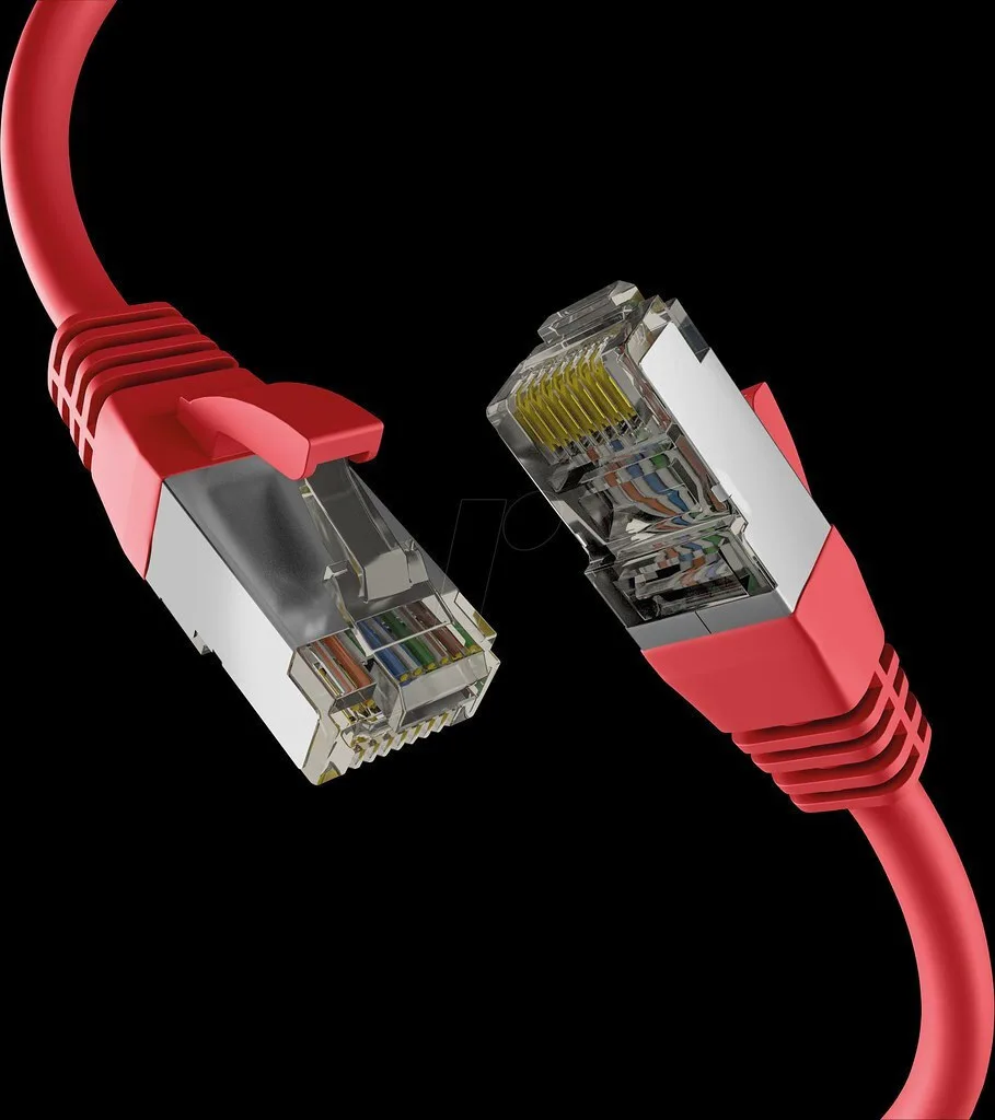 EFB S/FTP Cat.8.1 Καλώδιο Δικτύου Ethernet 7.5m Κόκκινο EC020200295 - Image 1