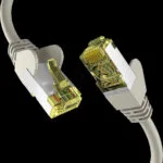 EFB S/FTP Cat.6a (Gigabit) Καλώδιο Δικτύου Ethernet 7.5m Γκρι EC020200009
