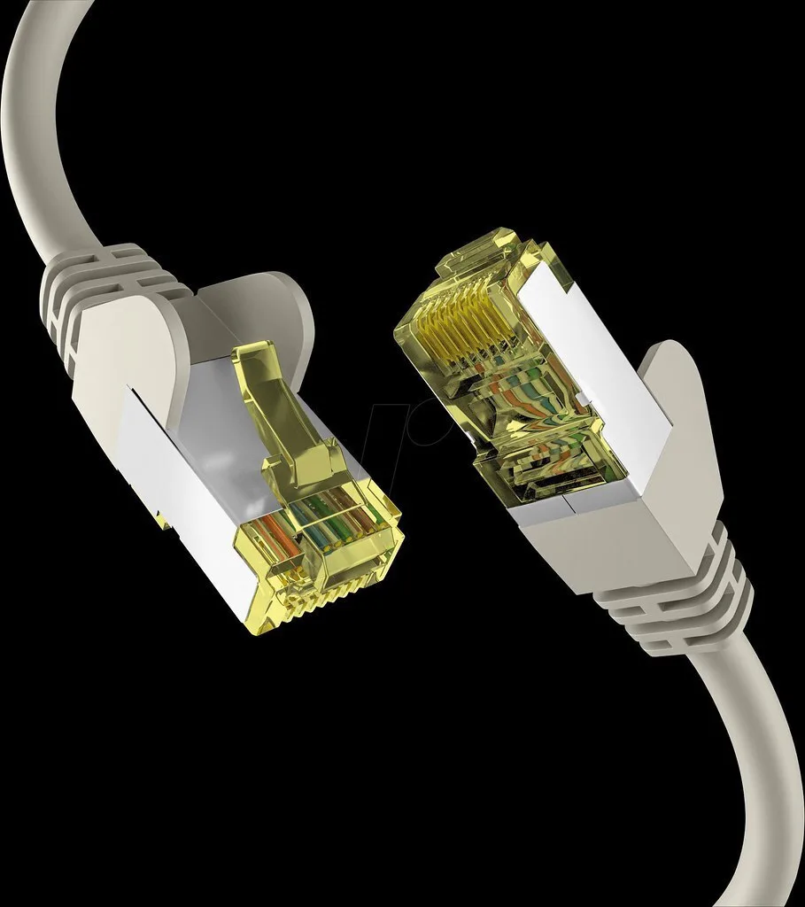 EFB S/FTP Cat.6a (Gigabit) Καλώδιο Δικτύου Ethernet 25m Γκρι EC020200013 - Image 1