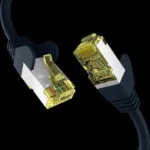 EFB S/FTP Cat.6a (Gigabit) Καλώδιο Δικτύου Ethernet 5m Μαύρο EC020200038