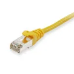 Equip S/FTP Cat.6 (Gigabit) Καλώδιο Δικτύου Ethernet 0.5m Κίτρινο 605567