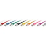 Equip S/FTP Cat.6a (Gigabit) Καλώδιο Δικτύου Ethernet 0.25m Γκρι 606701