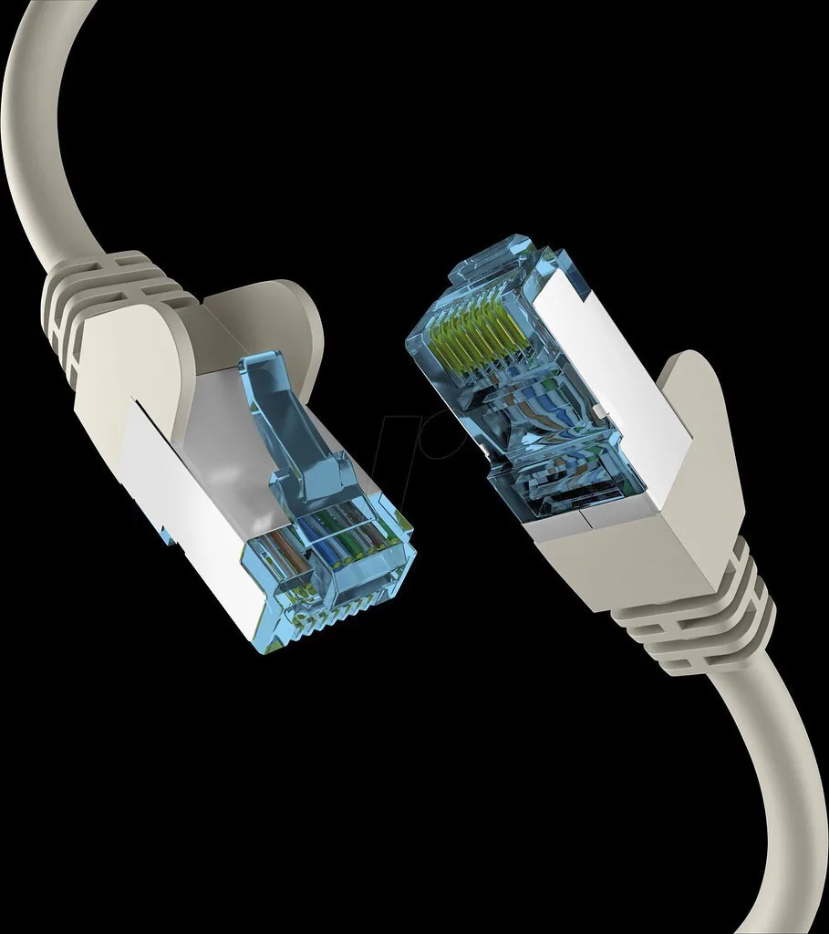 EFB U/UTP Cat.7 (10Gbps) Καλώδιο Δικτύου Ethernet 0.25m Γκρι EC020200118 - Image 1