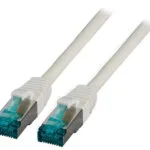 EFB S/FTP Cat.6a (Gigabit) Καλώδιο Δικτύου Ethernet 1m Γκρι MK6001.1G