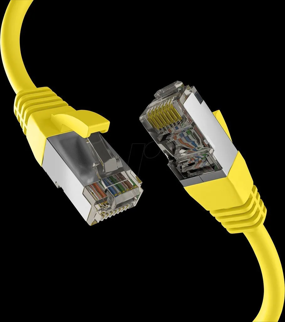 EFB S/FTP Cat.8.1 Καλώδιο Δικτύου Ethernet 15m Κίτρινο EC020200253 - Image 1