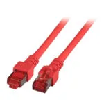 EFB S/FTP Cat.6 (Gigabit) Καλώδιο Δικτύου Ethernet 1m Κόκκινο K5512.1