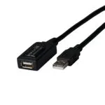EFB USB 2.0 Cable USB-A male - USB-A female Μαύρο 5m K5263.5V3