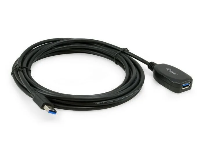 20240403124932_equip_usb_2_0_cable_usb_a_male_usb_a_female_mayro_5m_133346.jpeg Equip USB 2.0 Cable USB-A male - USB-A female Μαύρο 5m 133346 - Image 1