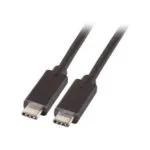 EFB USB 2.0 Cable USB-C male - USB-C Μαύρο 0.5m