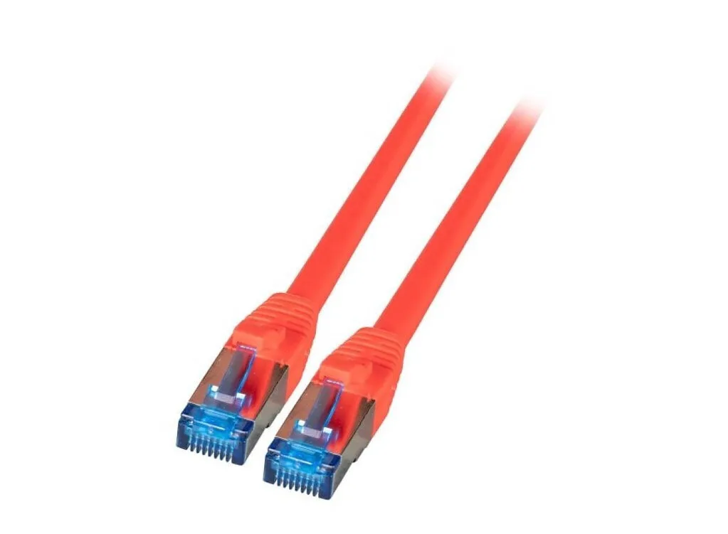 EFB U/UTP Cat.6a (Gigabit) Καλώδιο Δικτύου Ethernet 0.15m Κόκκινο K5525FRT.0,15 - Image 1