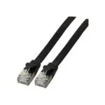 EFB U/UTP Cat.6a (Gigabit) Καλώδιο Δικτύου Ethernet 3m Μαύρο K8107SW.3