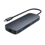Hyper Hub 10 Θυρών USB 3.2 με σύνδεση USB-A / Ethernet Μπλε