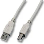 EFB USB 2.0 Cable USB-A male - USB-B male Γκρι 5m K5255.5