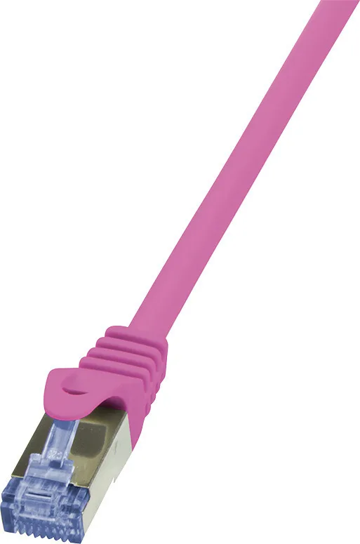 LogiLink S/FTP Cat.6a (Gigabit) Καλώδιο Δικτύου Ethernet 2m Ροζ CQ3059S - Image 1