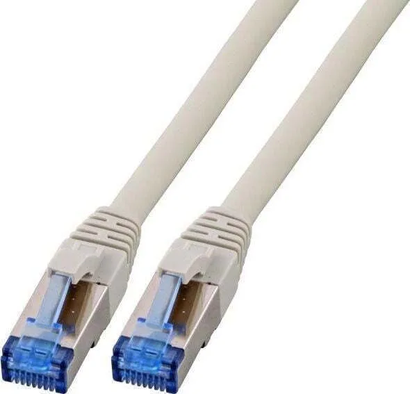 EFB S/FTP Cat.6a (Gigabit) Καλώδιο Δικτύου Ethernet 0.5m Γκρι K5525FGR.0,5 - Image 1
