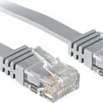 Lindy Flat U/UTP Cat.6 (Gigabit) Καλώδιο Δικτύου Ethernet 3m Γκρι 47493
