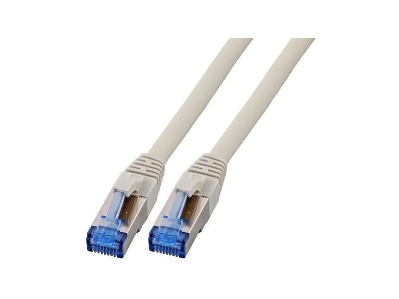 EFB S/FTP Cat.6a (Gigabit) Καλώδιο Δικτύου Ethernet 0.25m Γκρι K5525FGR.0,25 - Image 1