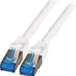 EFB S/FTP Cat.6a (Gigabit) Καλώδιο Δικτύου Ethernet 0.25m Λευκό K5525FWS.0,25