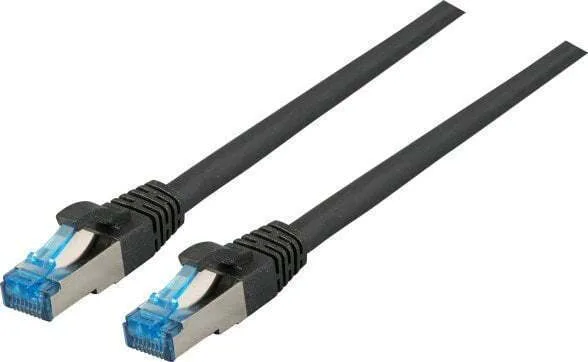 EFB S/FTP Cat.6a (Gigabit) Καλώδιο Δικτύου Ethernet 1.5m Μαύρο K5525FSW.1 - Image 1