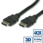 Value Cable HDMI male - HDMI male 2m Μαύρο 11.99.5681