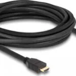 DeLock Cable HDMI male - HDMI male 5m Μαύρο 82004