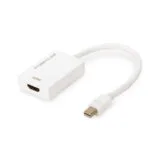 Digitus Μετατροπέας mini DisplayPort / HDMI male σε mini DisplayPort / HDMI female 1τμχ AK-340416-002-W