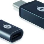 Conceptronic Μετατροπέας USB-C / micro USB male σε USB-C / micro USB female Γκρι 1τμχ DONN04G