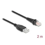Delock Rj50 > Usb-a Barcode Scanner Cable 2m 90611