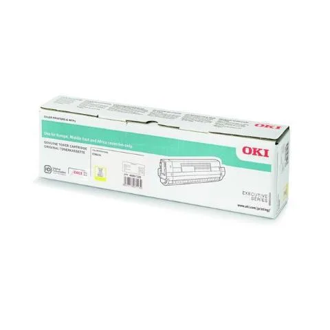 OKI ES8434 Γνήσιο Toner Laser Εκτυπωτή Κίτρινο 10000 Σελίδων 46861325 - Image 1