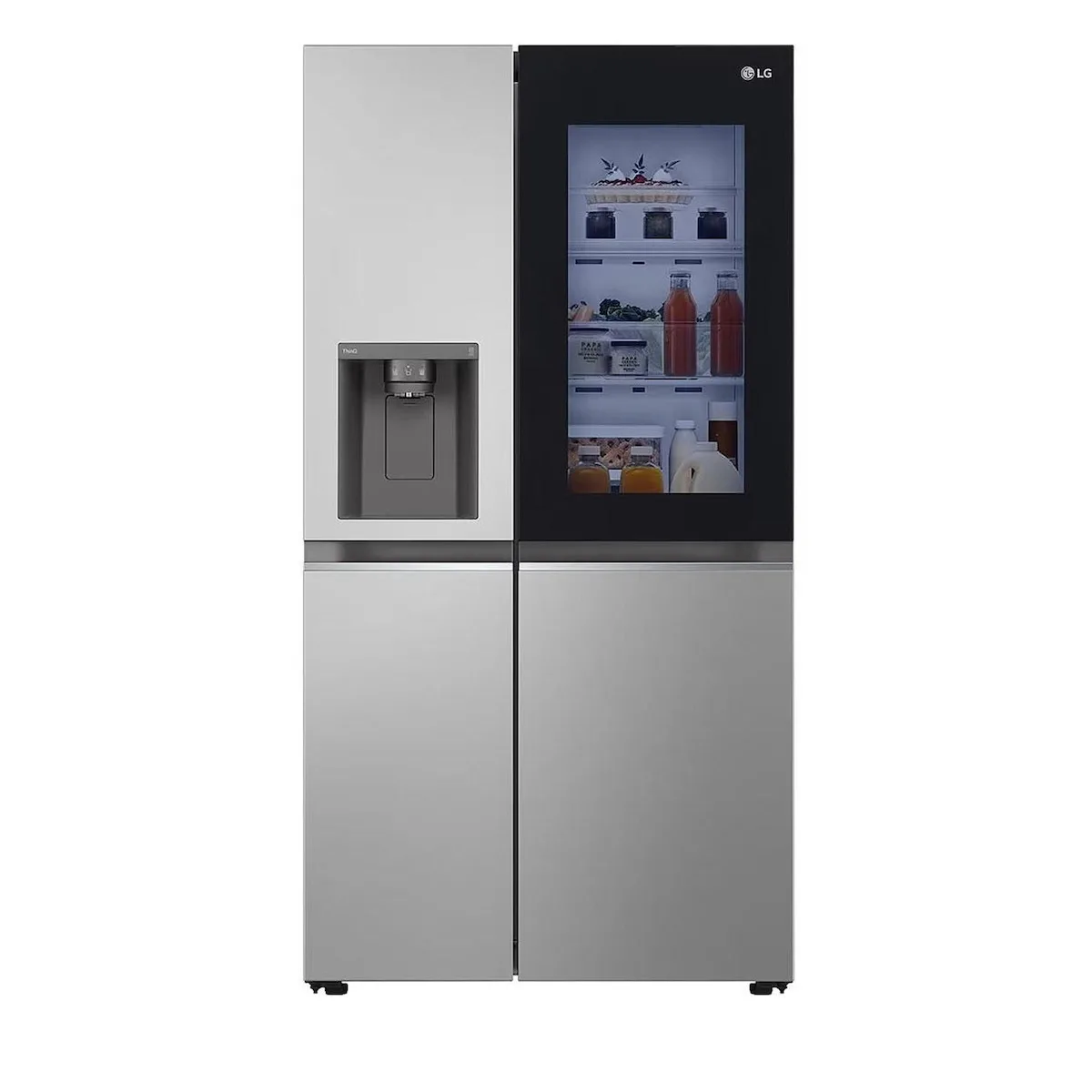 LG Ψυγείο Ντουλάπα 635lt Total NoFrost Υ179xΠ91.3xΒ73.5εκ. Inox GSGV81PYLL - Image 1