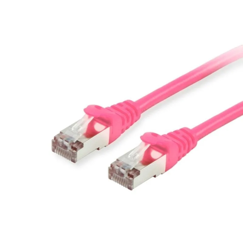 Equip S/FTP Cat.6 (Gigabit) Καλώδιο Δικτύου Ethernet 50m Ροζ 615587 - Image 1