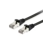 Equip S/FTP Cat.6 (Gigabit) Καλώδιο Δικτύου Ethernet 50m Μαύρο 615597