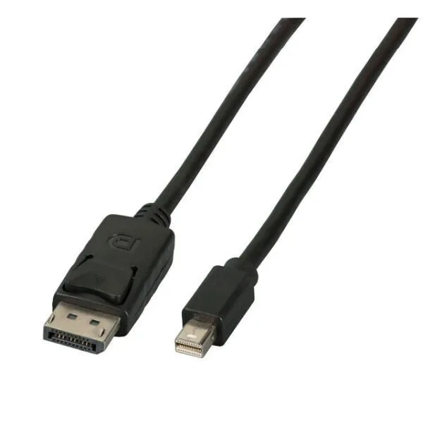 EFB Cable DisplayPort male - mini DisplayPort male 2m Μαύρο (K5565SW.2) - Image 1