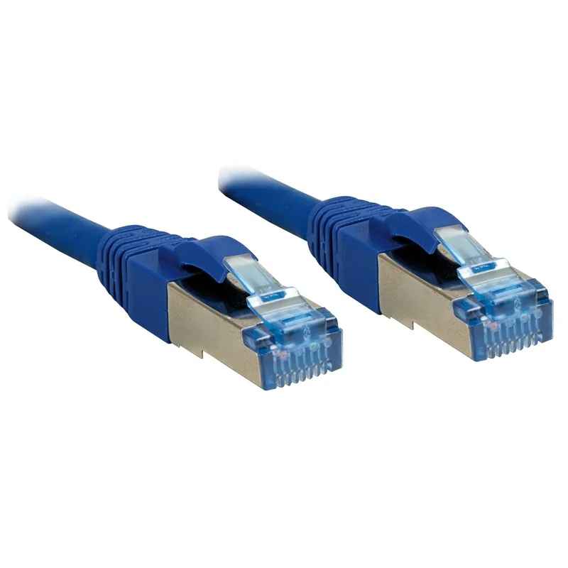 Lindy S/FTP Cat.6a (Gigabit) Καλώδιο Δικτύου Ethernet 1m Μπλε 47147 - Image 1