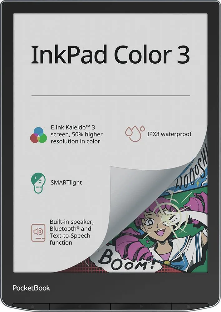 20240418095702_pocketbook_inkpad_color_3_me_othoni_afis_7_8_32gb_mayro.jpeg Pocketbook InkPad Color 3 7.8" (32GB) Stormy Sea - Image 1