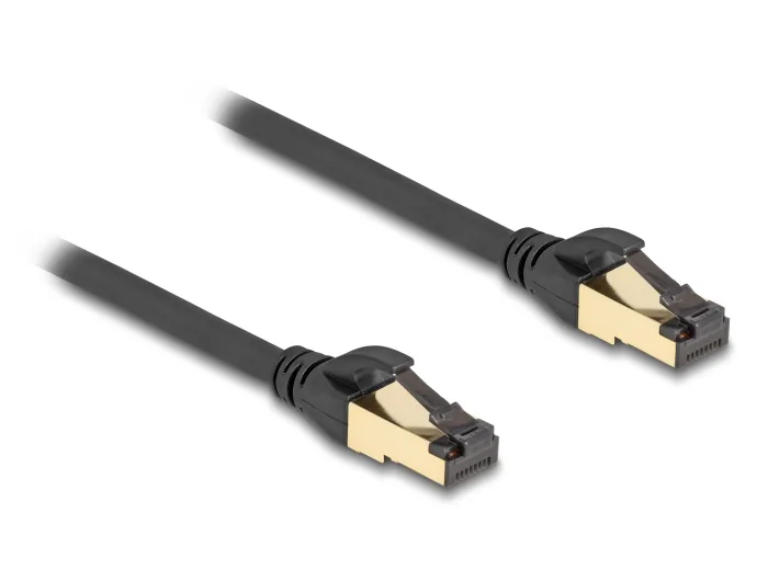 DeLock S/FTP Cat.7 (10Gbps) Καλώδιο Δικτύου Ethernet 5m Μαύρο 80251 - Image 1